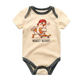 Newest Recruit Baby Bodysuit Cute Infant Outfit Personalized newborn baby clothes VĂȘtements bĂ©bĂ©